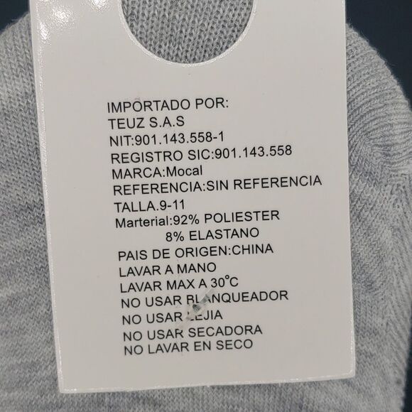 Gray Kitty Cat No Show Socks - Picture 2 of 2